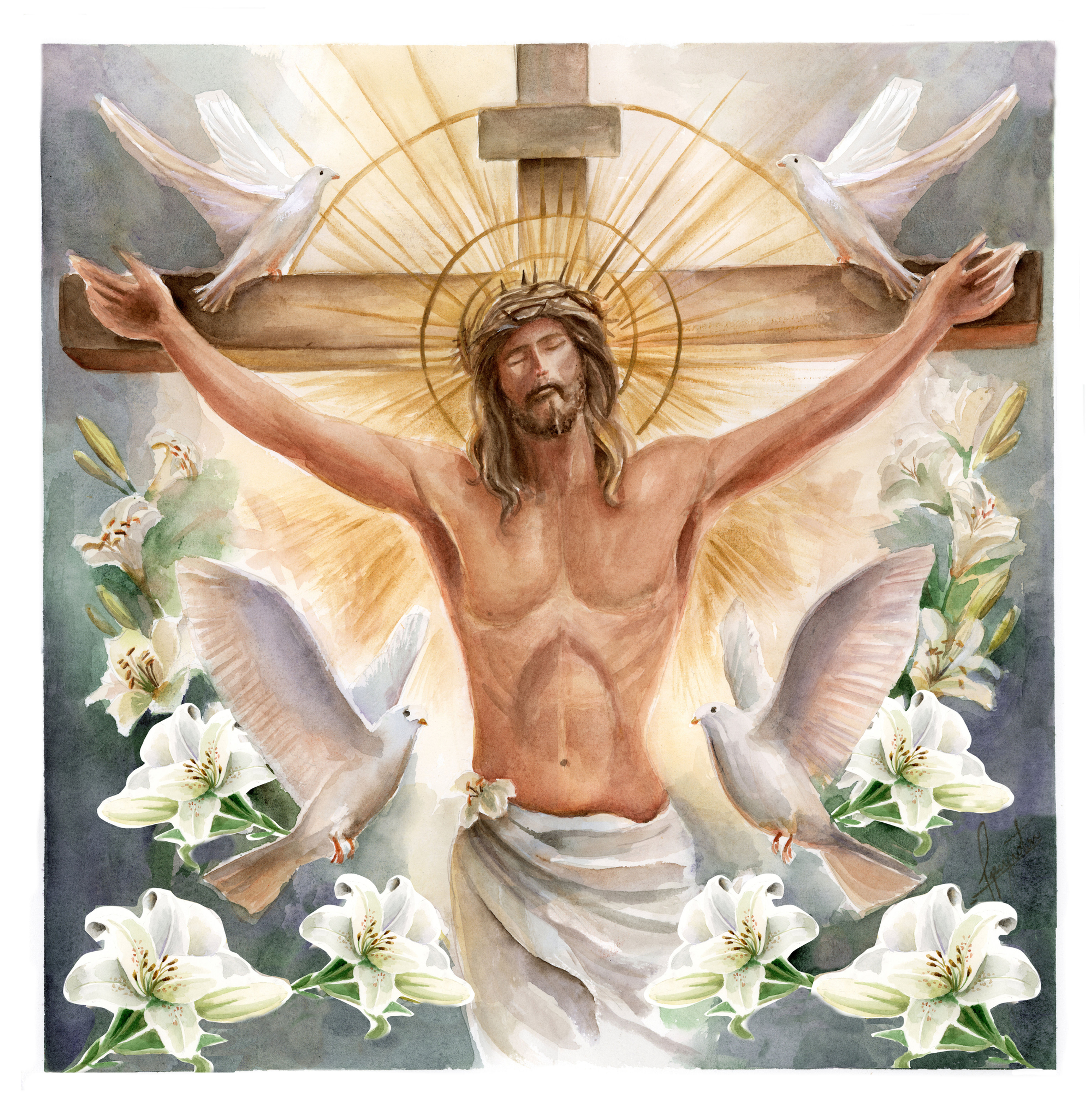 Fine Art Amor na Cruz