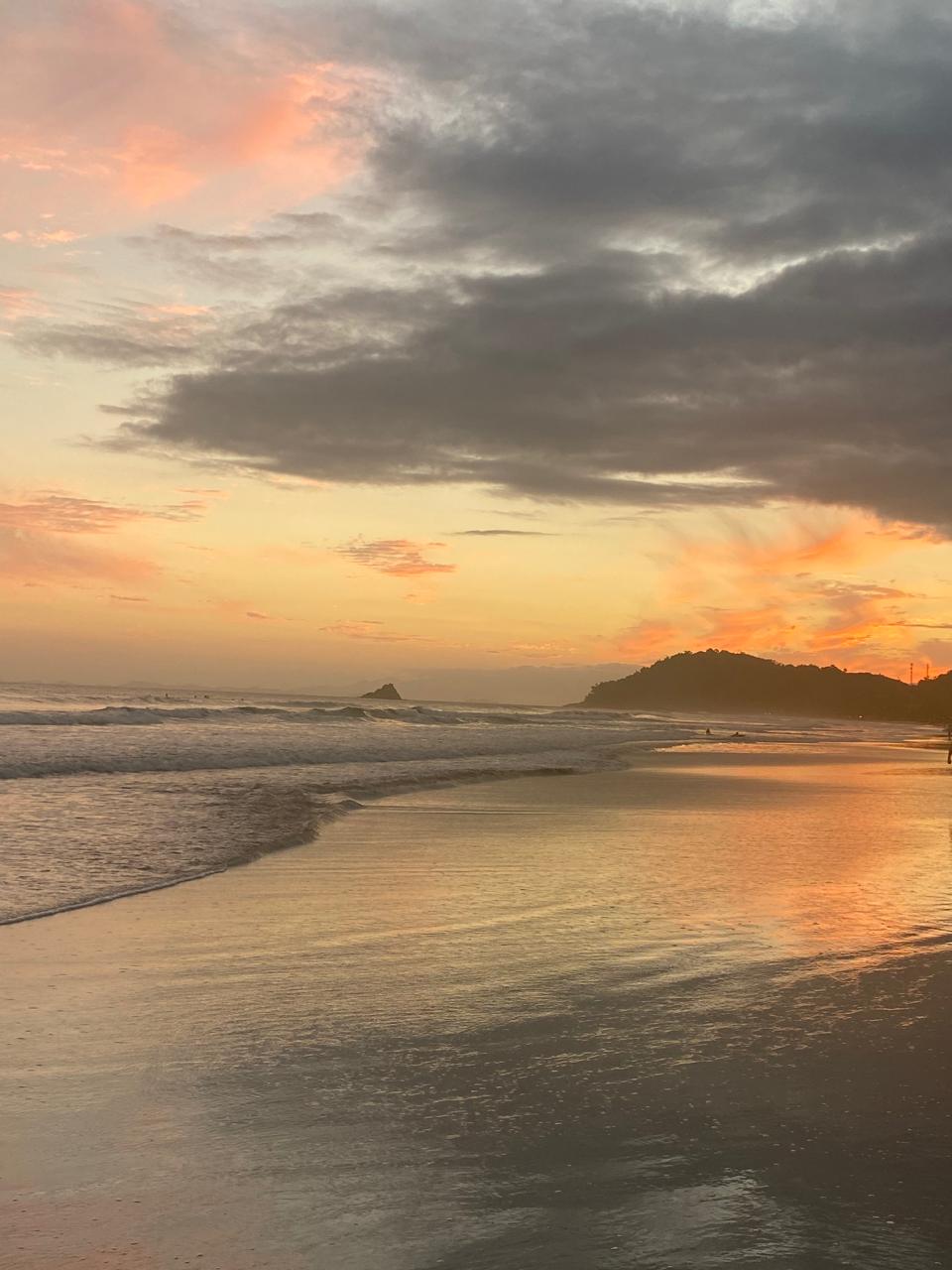 sunset from Juquehy, a beach close to são paulo