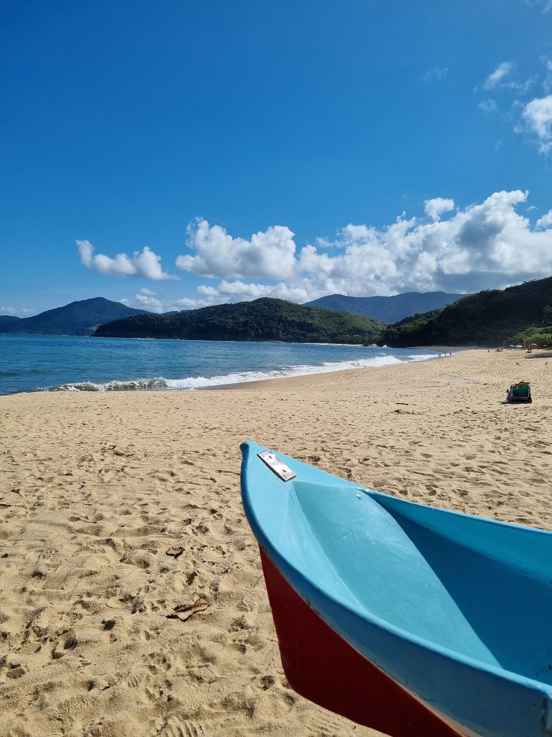 wonderful beach view close to são paulo