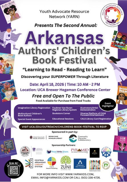 Arkansas Authors' Children's Book Festival Flyer (2)