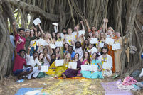 Aeriel Yoga TTC 6 Days Training  Course Certificate Institute School Goa India