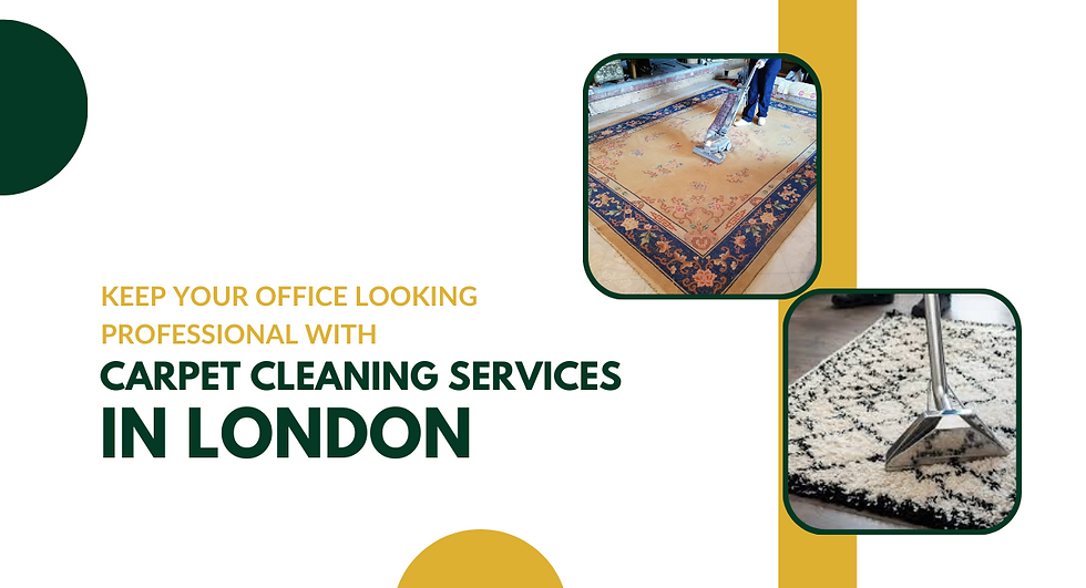 Keep Your Office Looking Professional with Carpet Cleaning Services in London