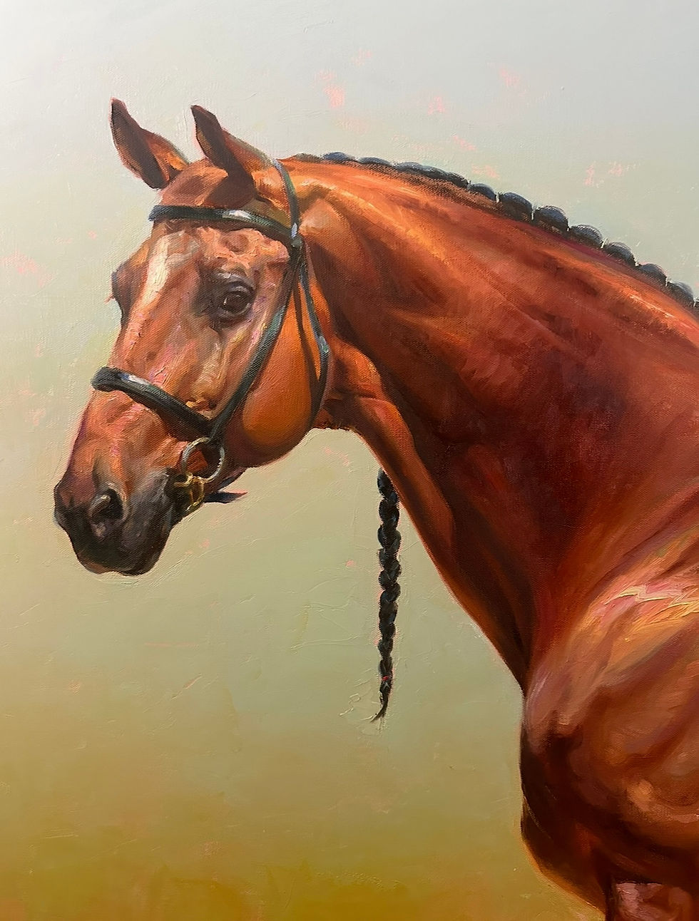 Thumbnail: The Stillness of Midday, 40x50”, oil on canvas, finished sides, wired 