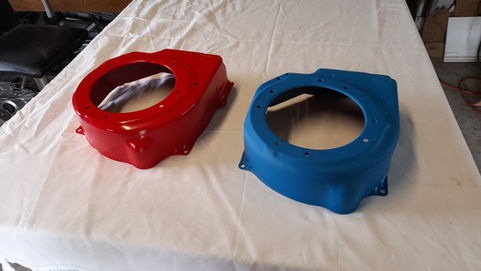 Before Carbon fibre  engine side cover