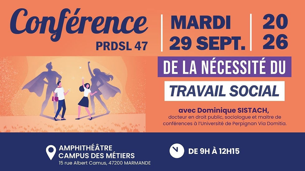 Conférence Inaugurale | Mardi 29 septembre 2026 | de 9h à 12h15