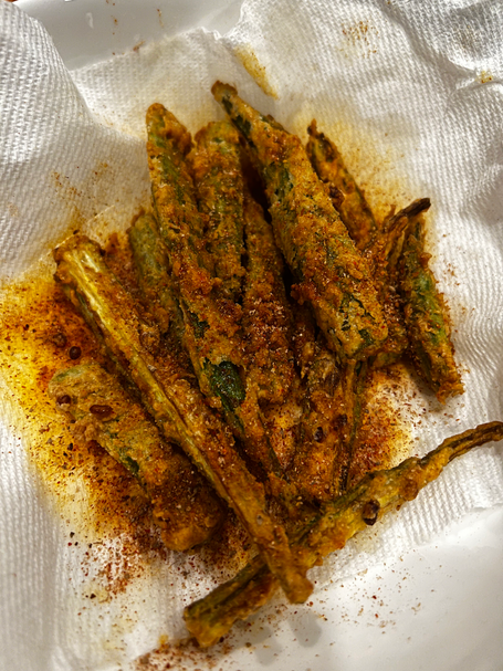 Spicy Fried Okra