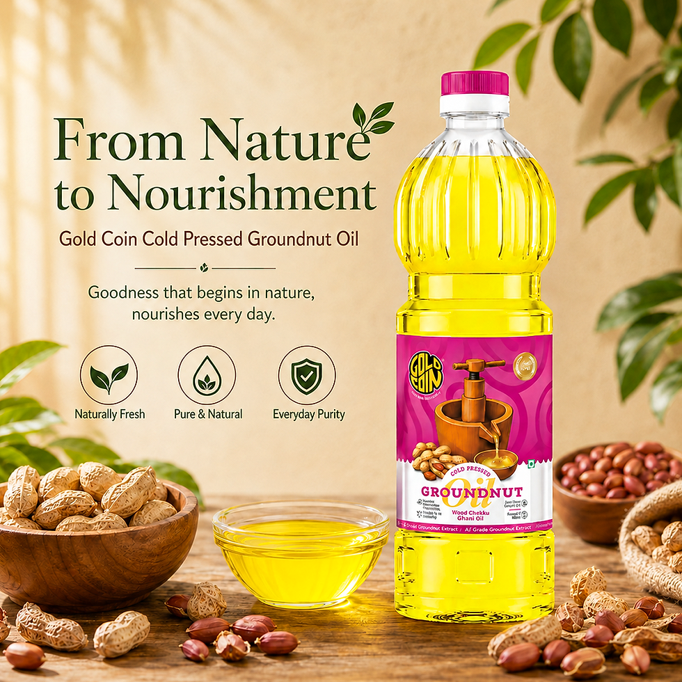 Thumbnail: Why Choose Goldcoin Cold-Pressed Groundnut Oil for Daily Cooking