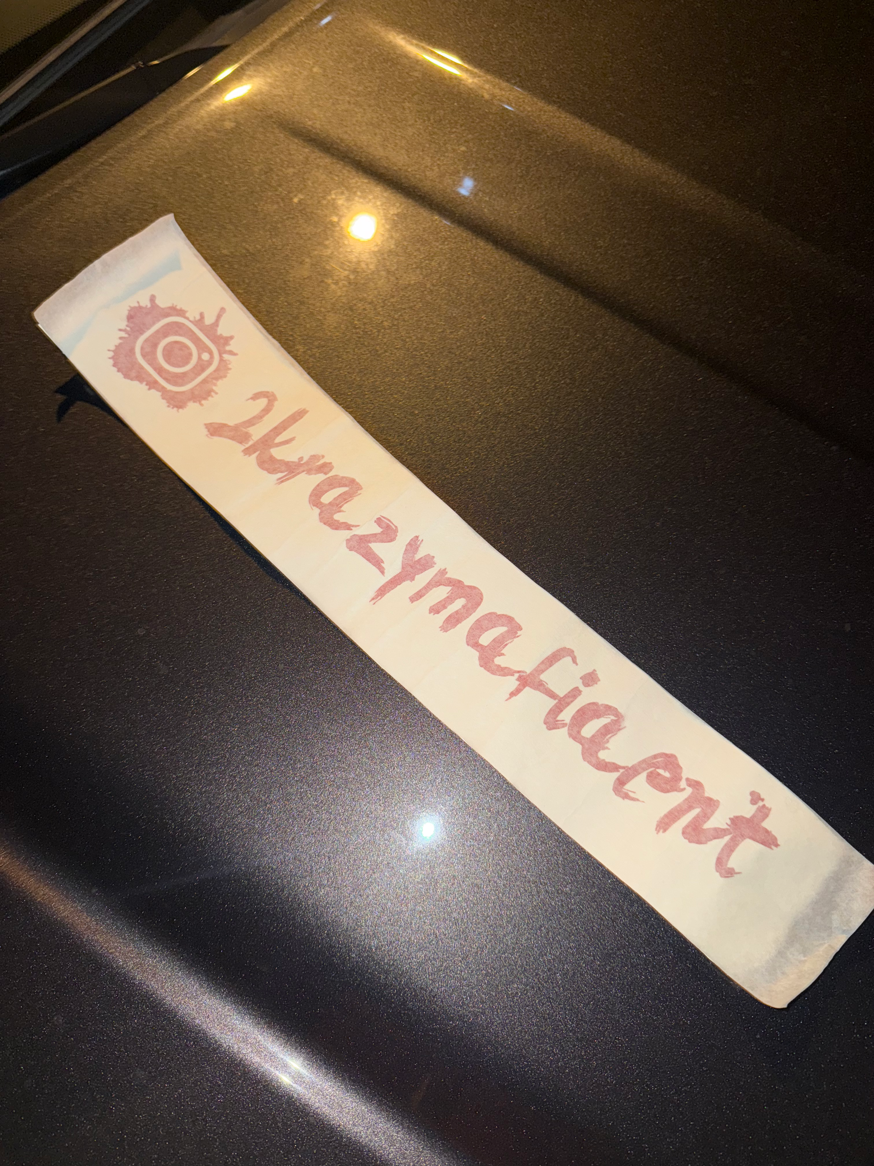 2KM ENT Official Car Banner