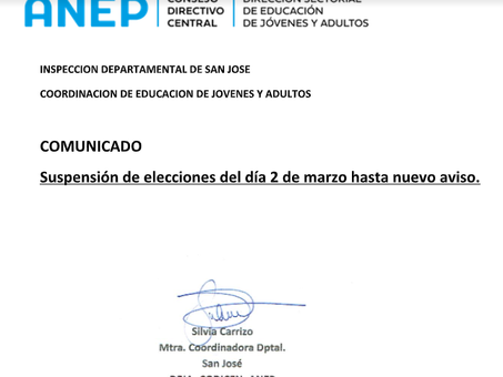 ATENCIÓN: Elección de cargos de DEJA