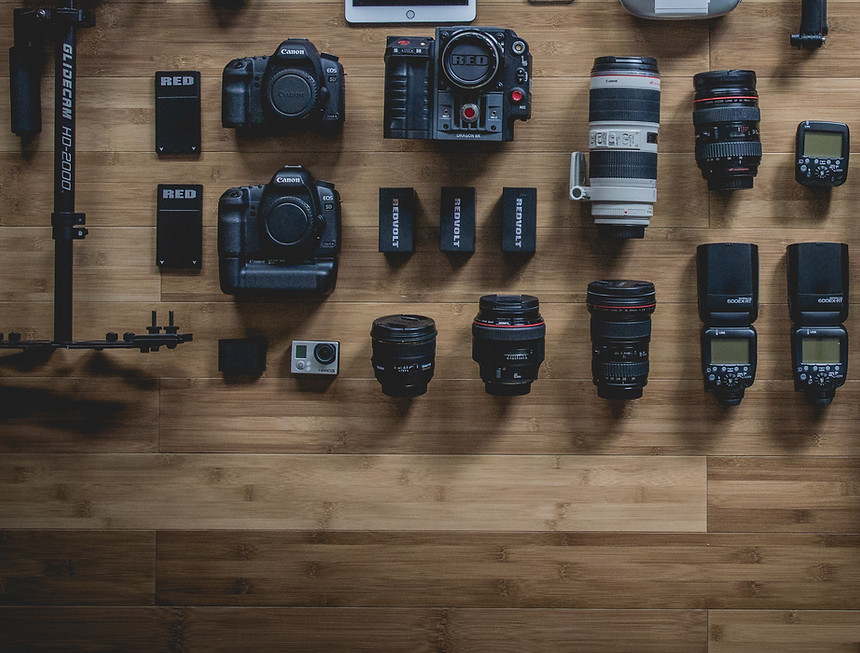 equipamento de fotografia