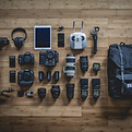 Photography Gear Layout