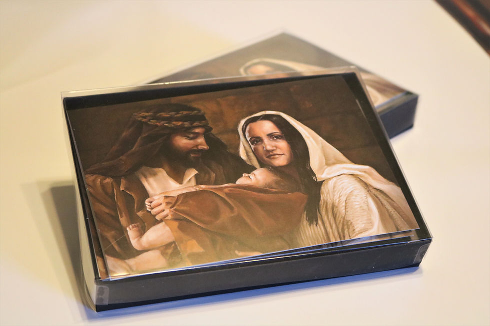 Thumbnail: "Be It Unto Me" (Mary) lithograph