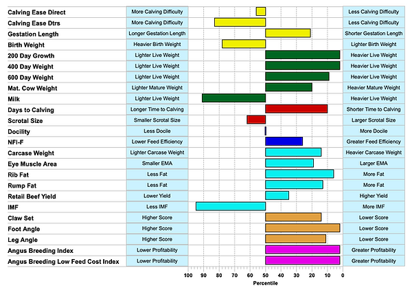 Jackaroo Angus Stud - Sitz Feat EBVs Chart