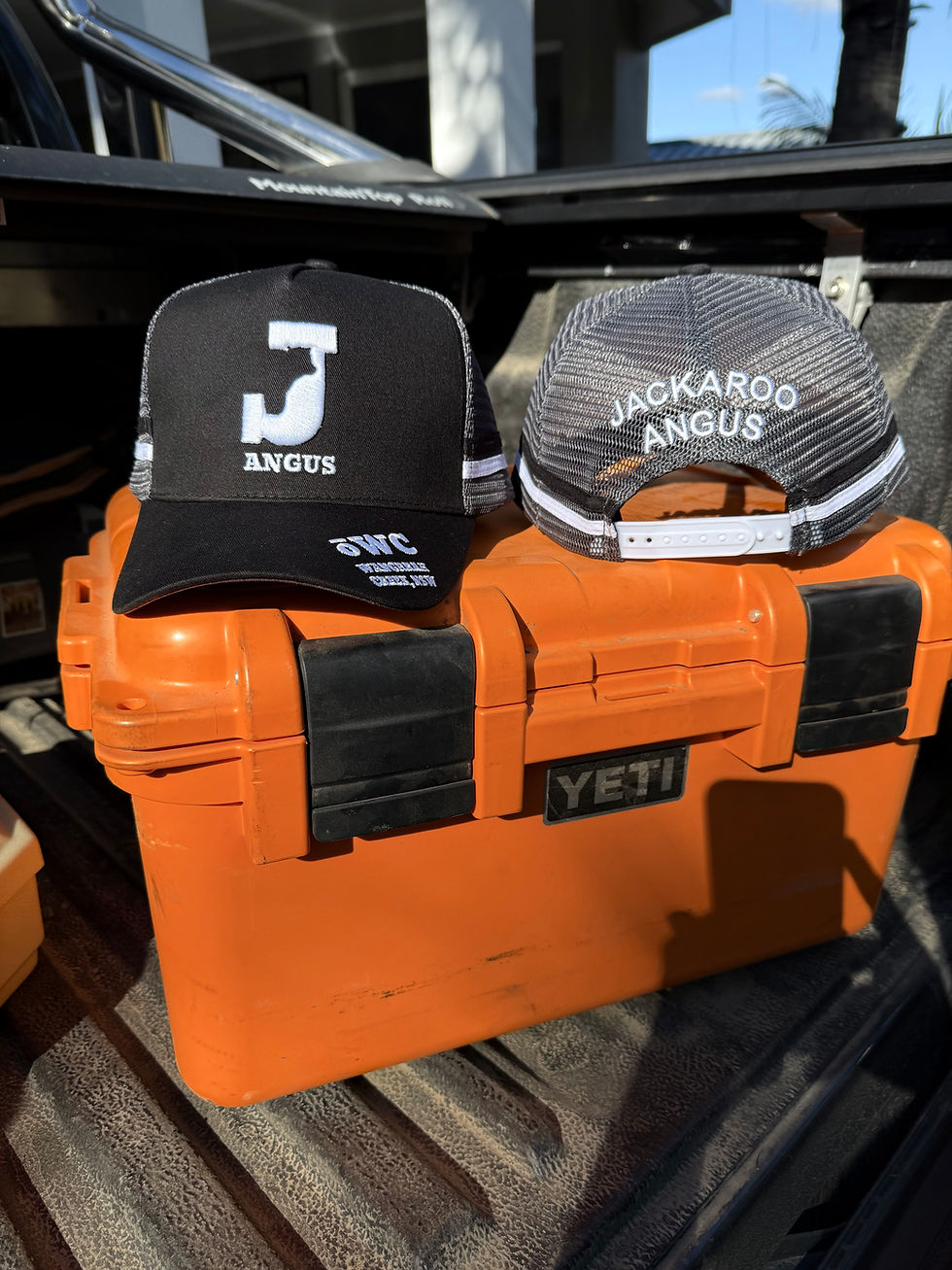 Thumbnail: Black Jackaroo Angus Stud Logo Cap