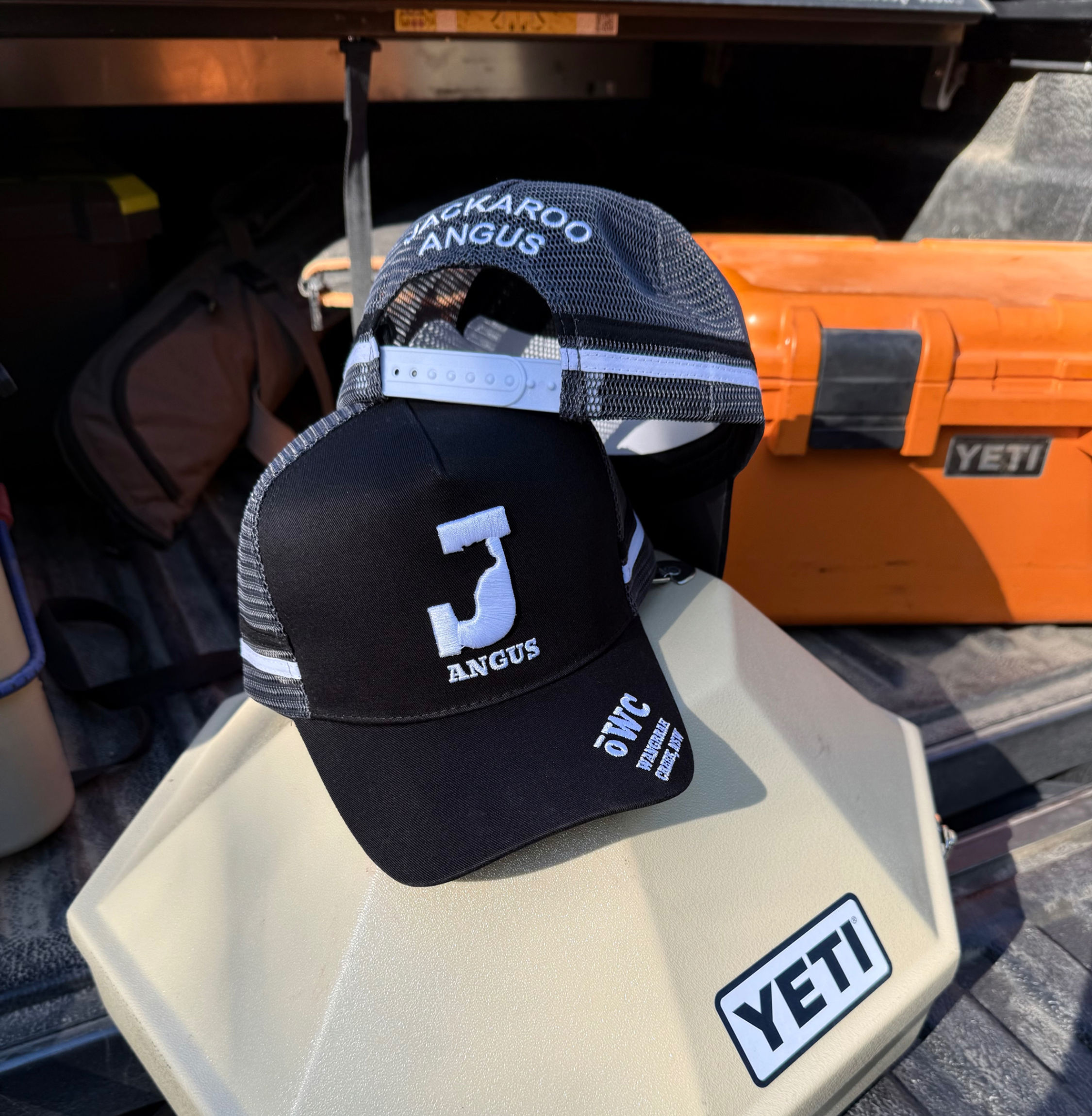 Black Jackaroo Angus Stud Logo Cap