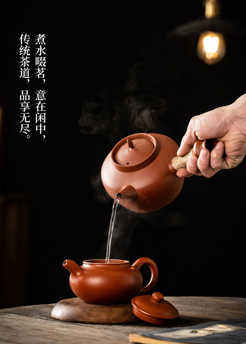 Thumbnail: Handmade Chaozhou Mud Kettle/Jade fluid cauldron