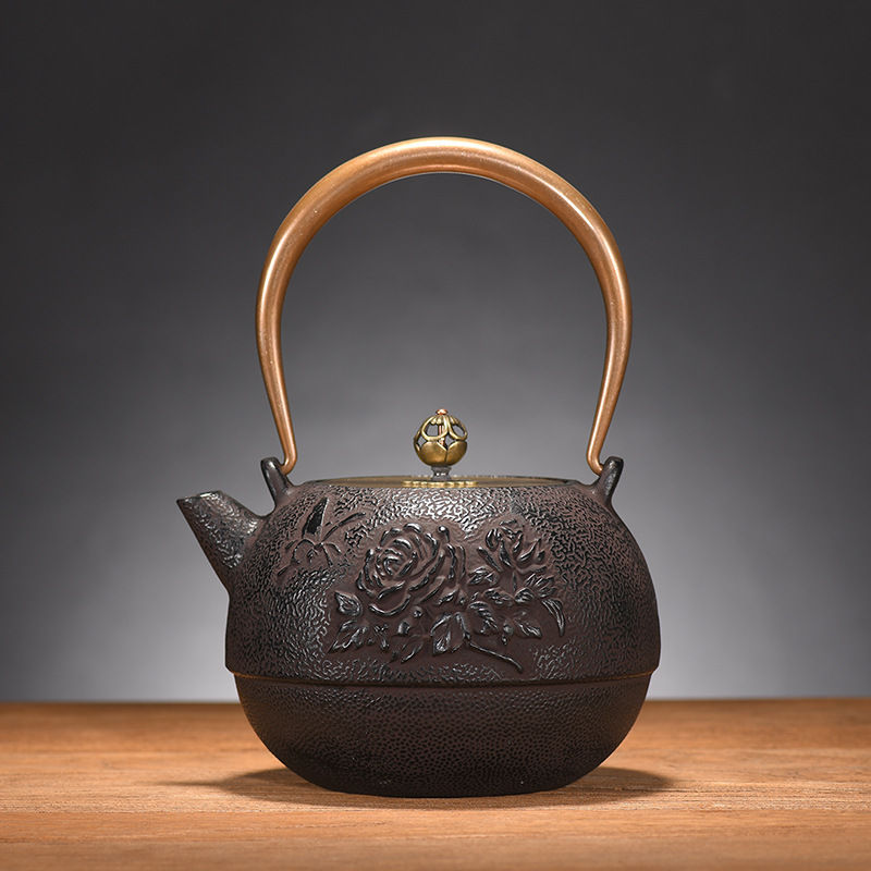 Thumbnail: Cast Iron Kettle/Japanese Traditional Tea Ceremony Tea Set