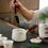 Thumbnail: White Porcelain Tea Set Suite