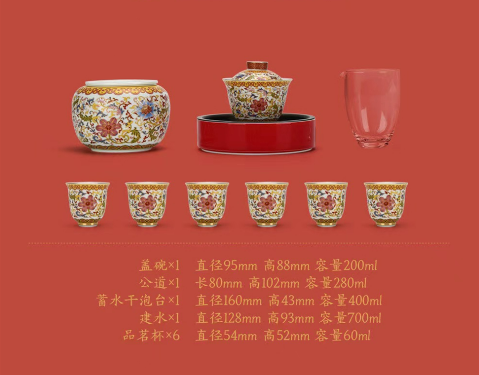 Miniatura: Chinese Style Tea Set Suite