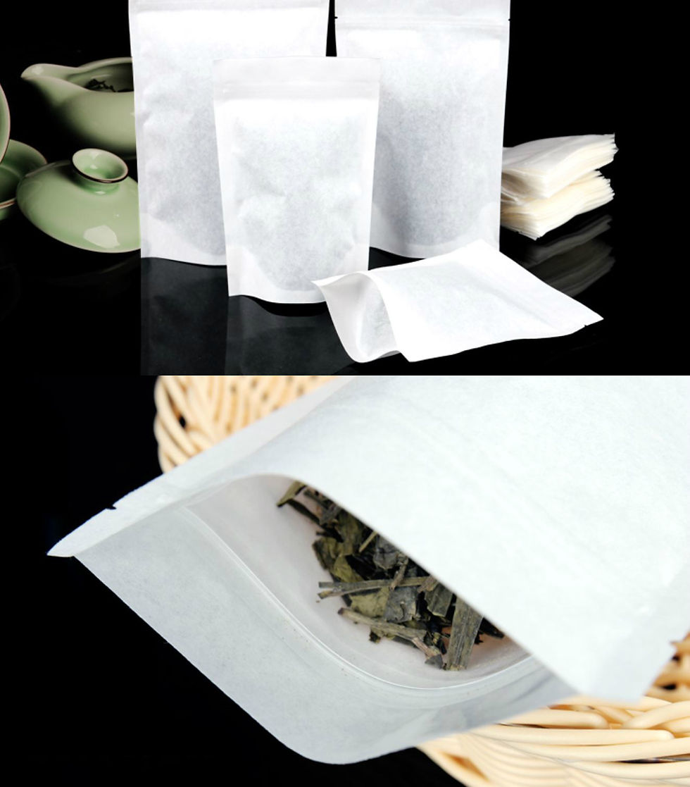 Miniaturbild: High-class Cotton Paper Bag for packagin Loose Tea, Tea-Shop Package Material W