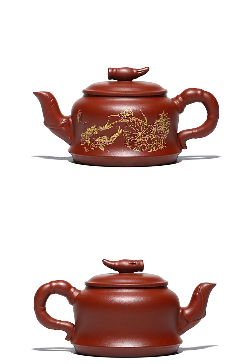 Thumbnail: Yixing Purple Clay Teapot/Yixing Handmade Zisha Teapot
