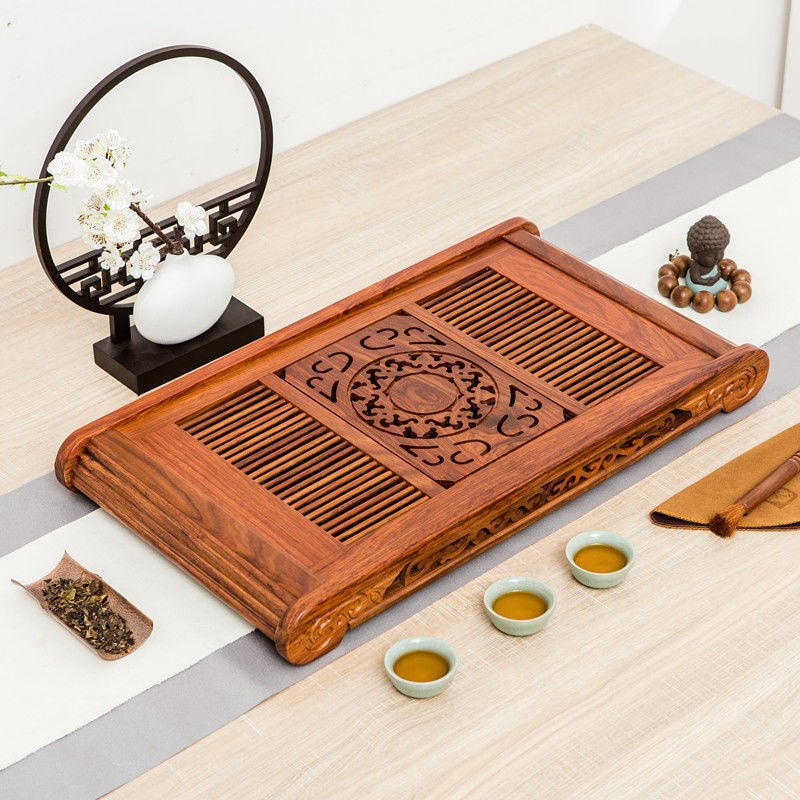Miniatura: China Traditional Style Handmade Wood Tea Tray