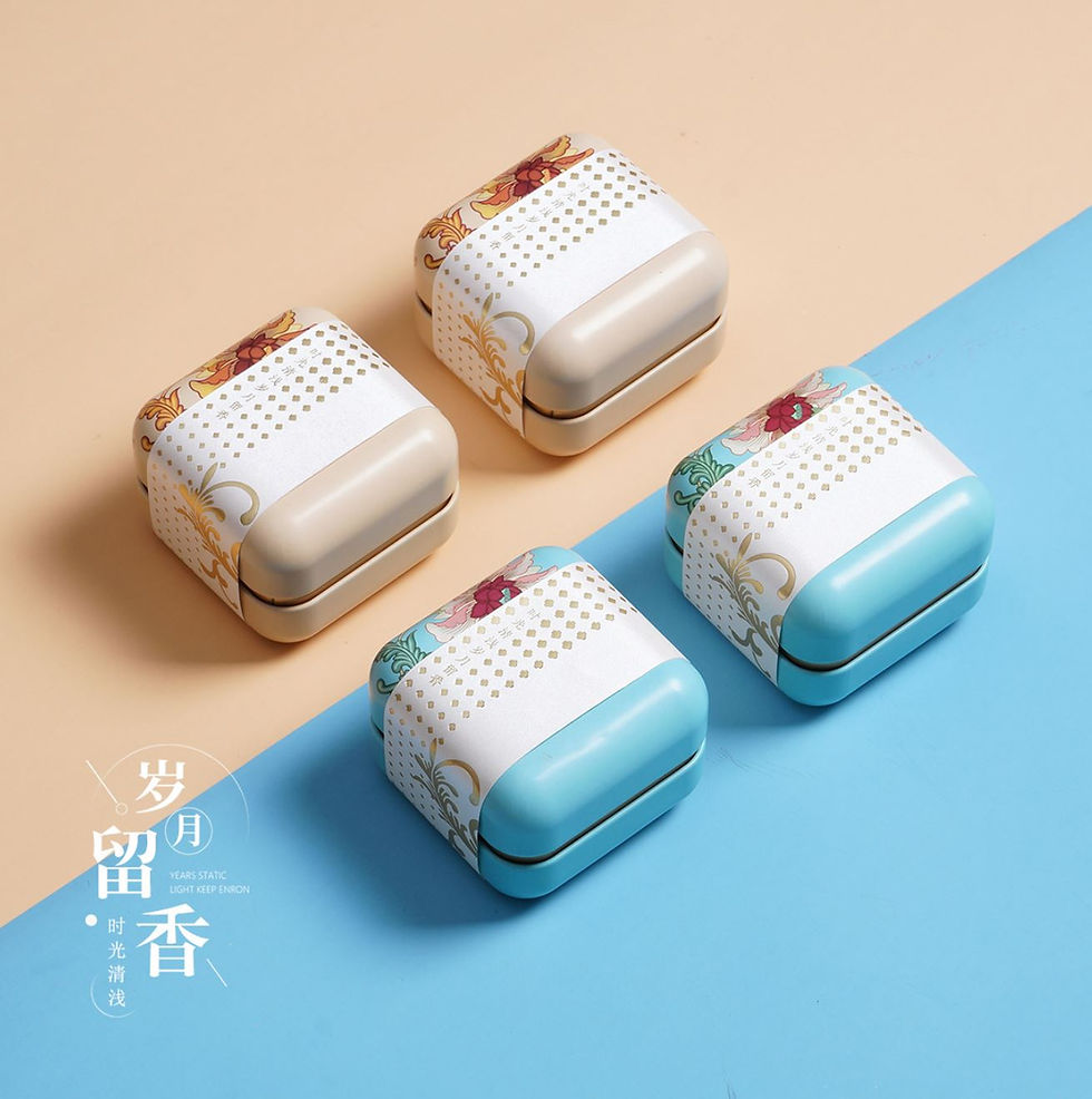 Miniaturbild: High-Class Mini Tinplate Tea Canisters, Tea-Shop Package Materials