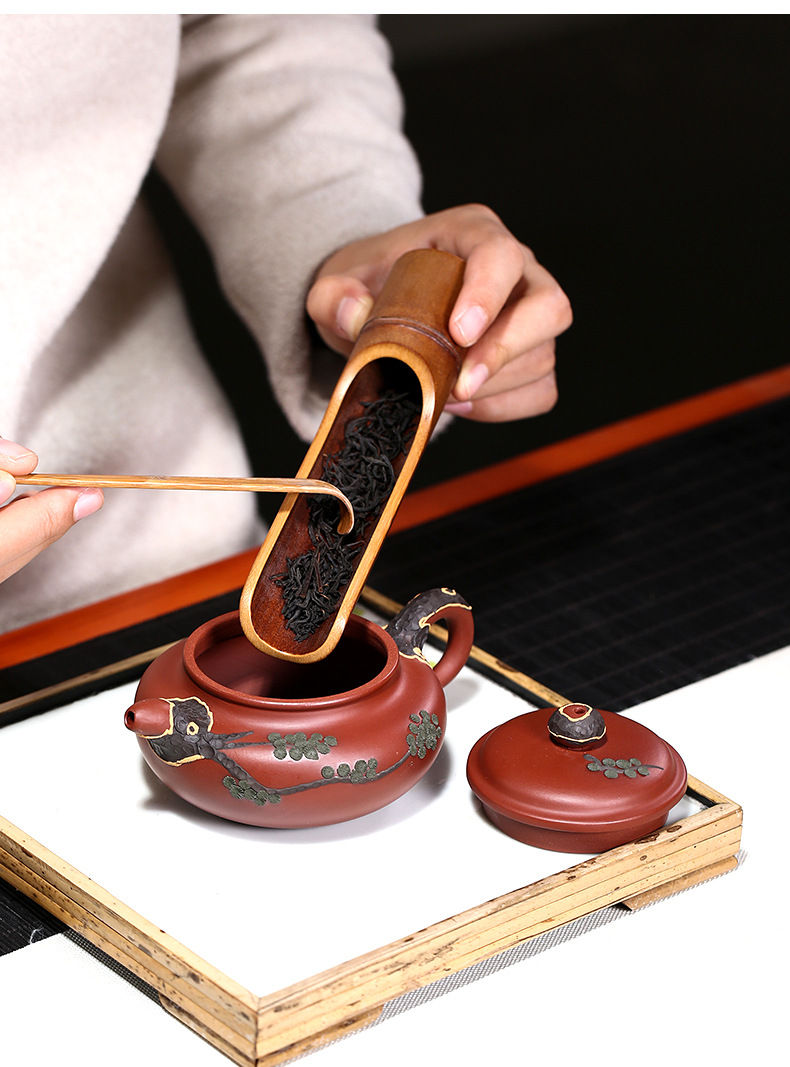 Thumbnail: Yixing Purple Clay Teapot/Yixing Handmade Zisha Teapot