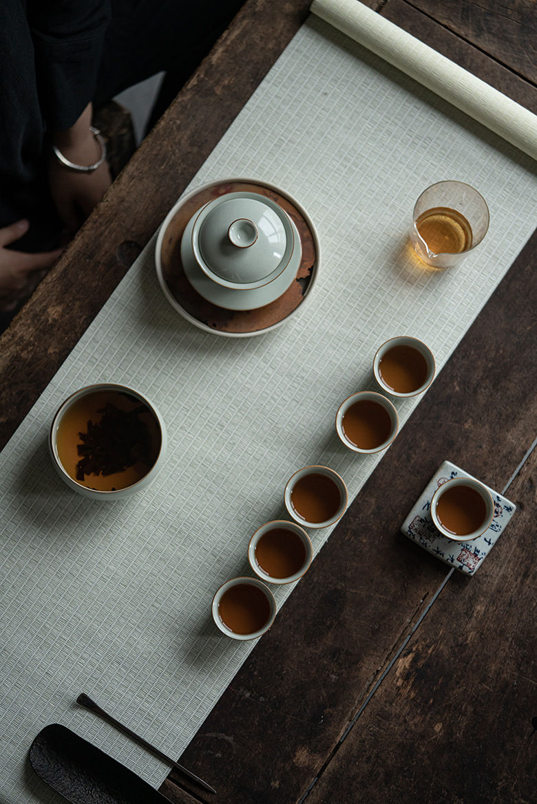 Миниатюра: Vintage Ru Kiln Ancient Porcelain Tea Set Suite Gift