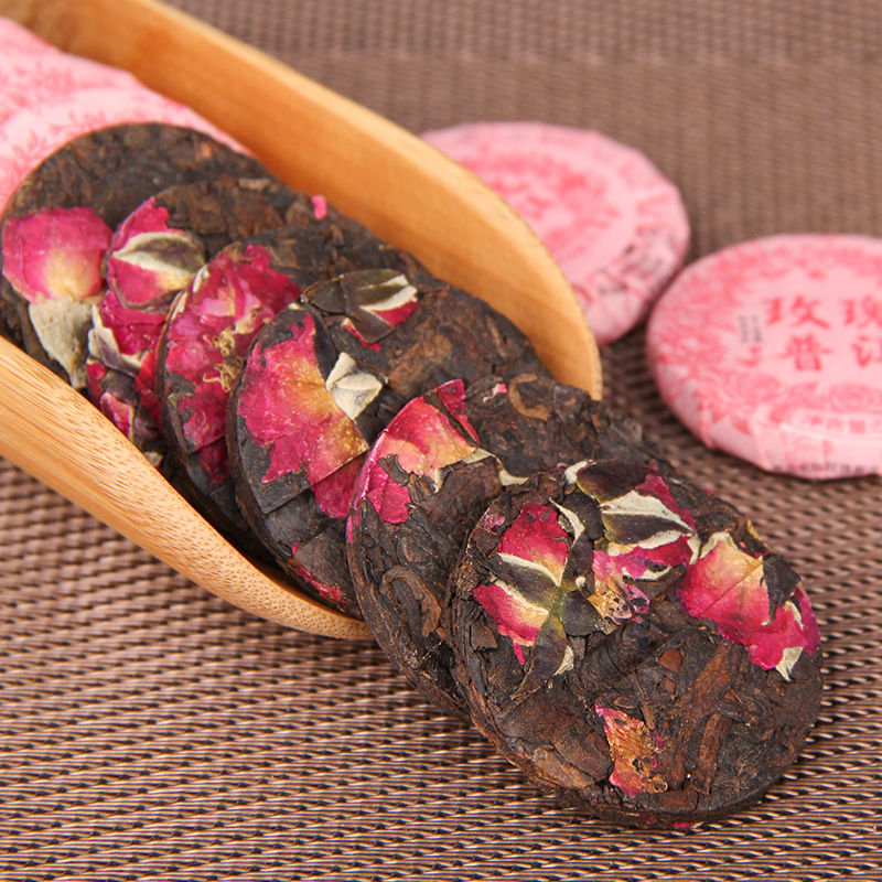 Миниатюра: 5 varieties  of Pu-erh flavored tea /Pu-er Mini Tea Cakes