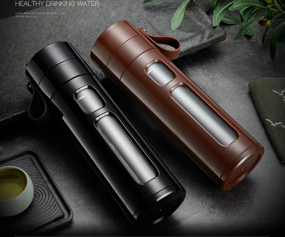 Миниатюра: Tea Leaves and Water Separated Bottle