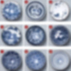 Thumbnail: Blue and White Porcelain Tea Bowls, Chinese Traditional Porcelain Tea Set
