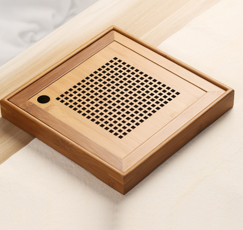 Thumbnail: Vintage Bamboo Tea Tray