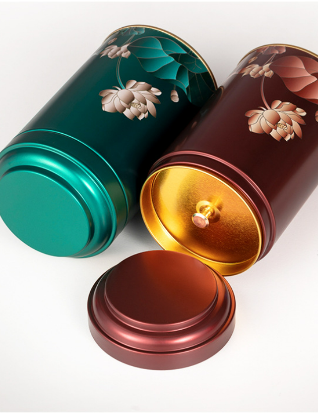 Miniaturbild: High-Class Tinplate Tea Caddy