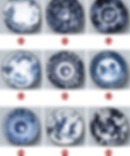 Thumbnail: Blue and White Porcelain Tea Bowls, Chinese Traditional Porcelain Tea Set