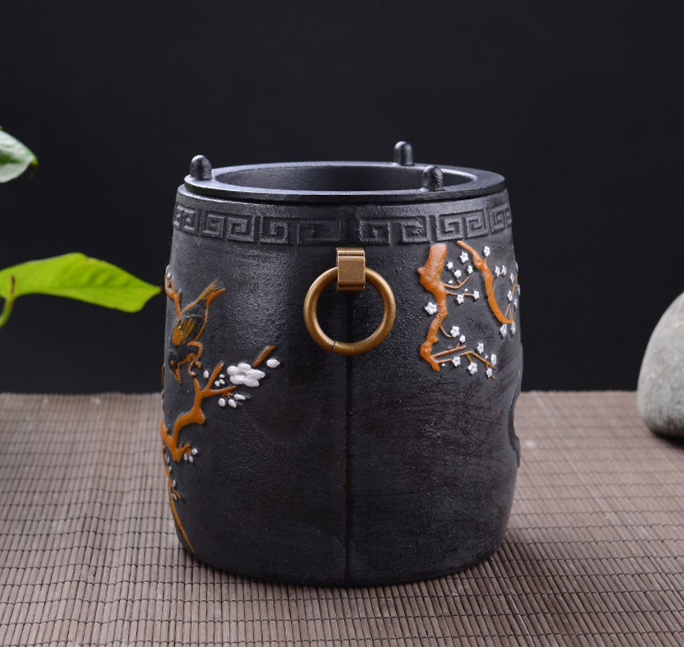 Миниатюра: Cast Iron Charcoal stove & Kettle / Japanese Traditional Tea Ceremon
