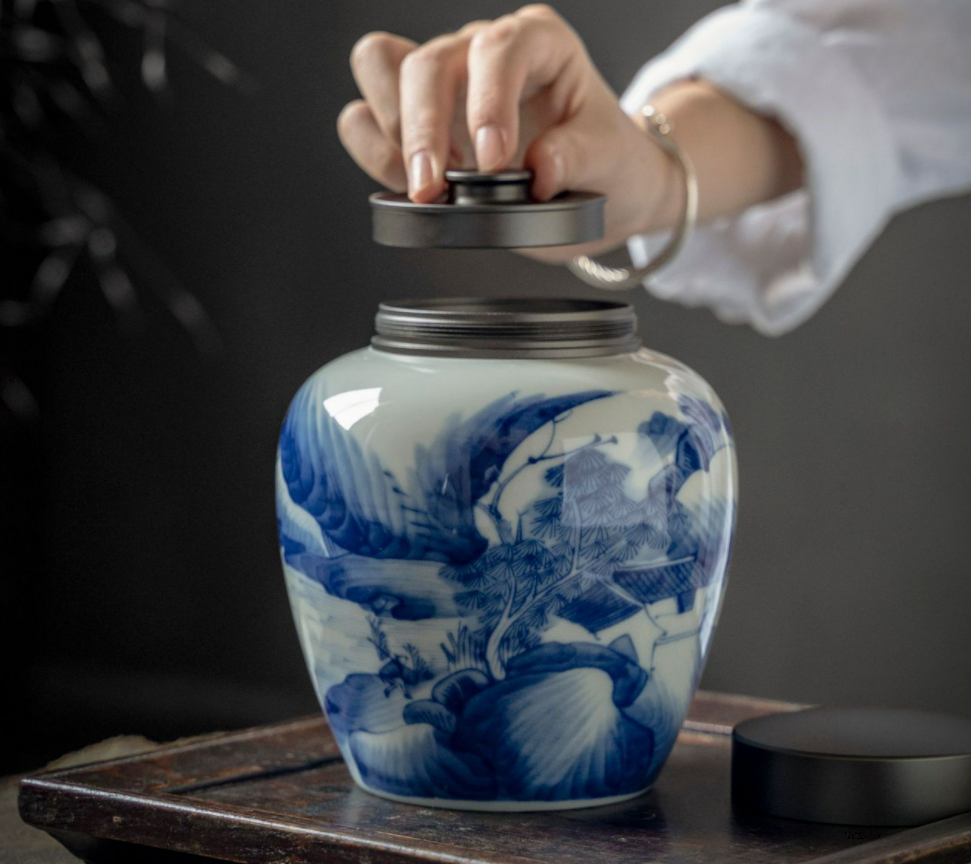 Miniatura: China fad/Guo Chao Tea Caddy