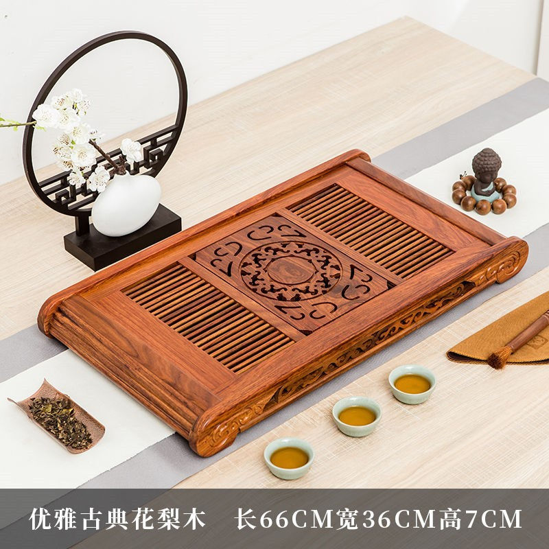 Miniatura: China Traditional Style Handmade Wood Tea Tray