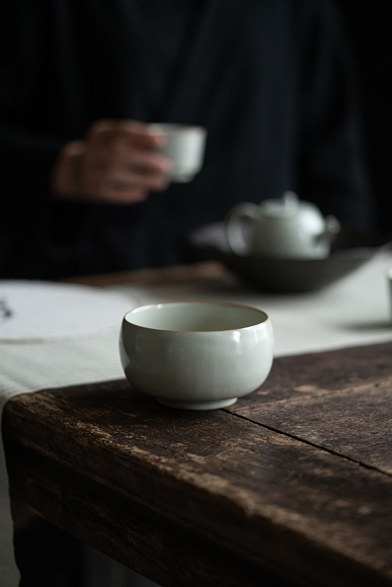 Миниатюра: Vintage Ru Kiln Ancient Porcelain Tea Set Suite Gift