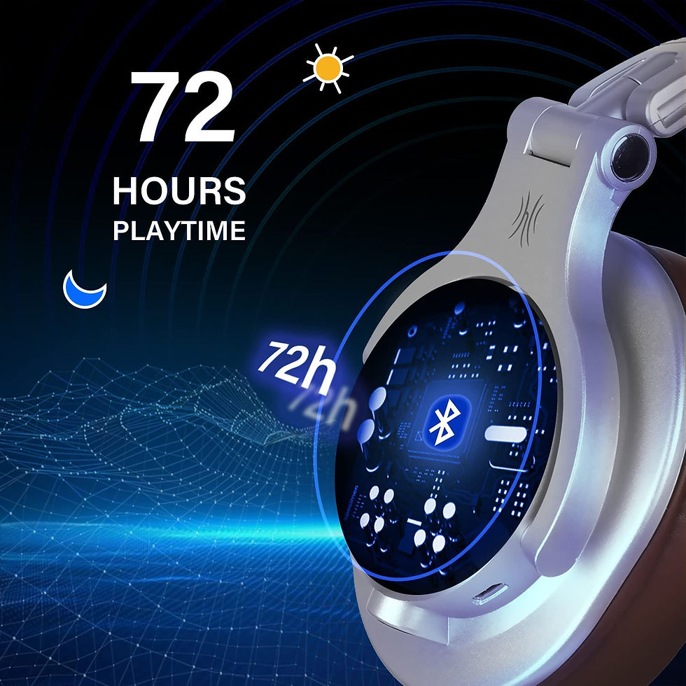 Thumbnail: Bluetooth Over Ear Headphones