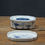 Thumbnail: Vintage Blue and White Porcelain Tea Boat, Chinese Tea Ceremony Tea Set
