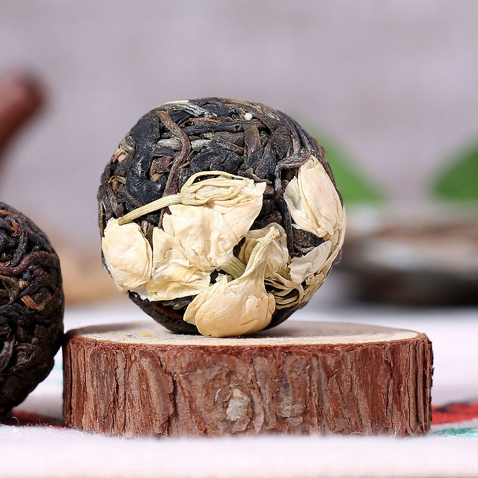 Miniaturbild: Pu'er Flower Pearl Unfermented Tea, Pu'er Handmade Tea Wholesale