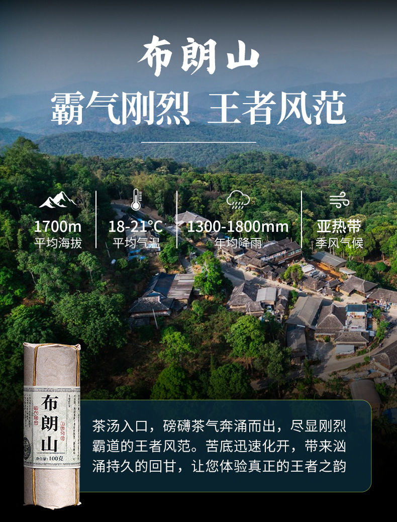 Miniature : The 6 famous Pu-er Tea Mountain/Pu-erh Mini Tea Cakes