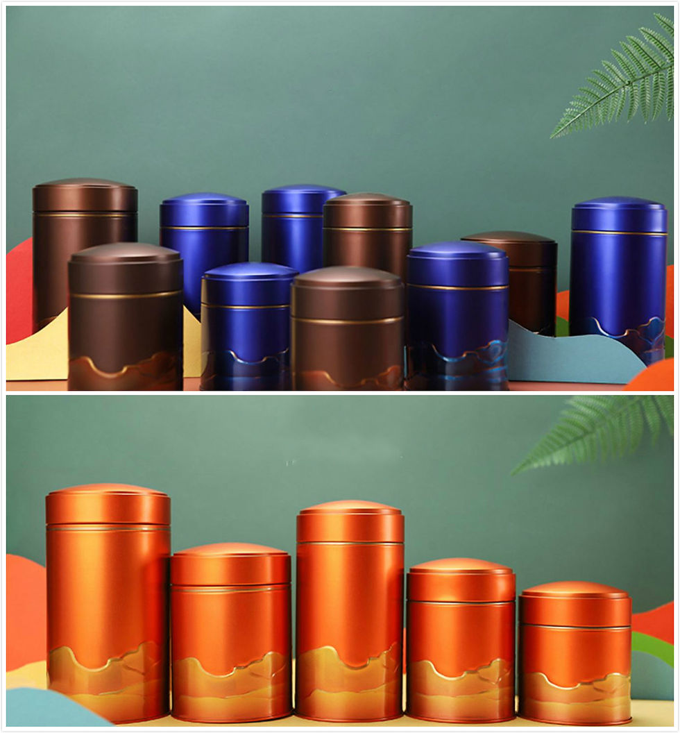 Miniatura: High-class Mini Tea Canister, Tea-Shop Package Material Wholesale