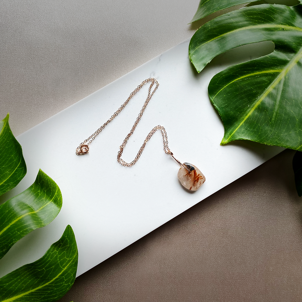 Thumbnail: Copper Rutilated Quartz Pendant