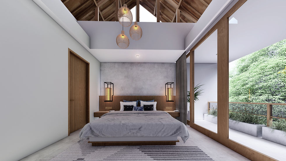 2BR Villa - master bedroom 1
