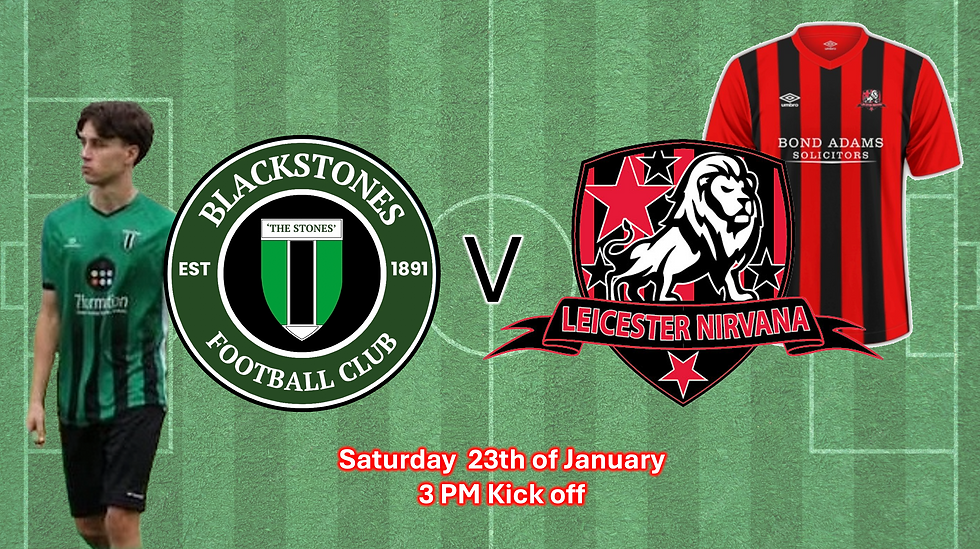 Blackstones FC v Leicester Nirvana FC