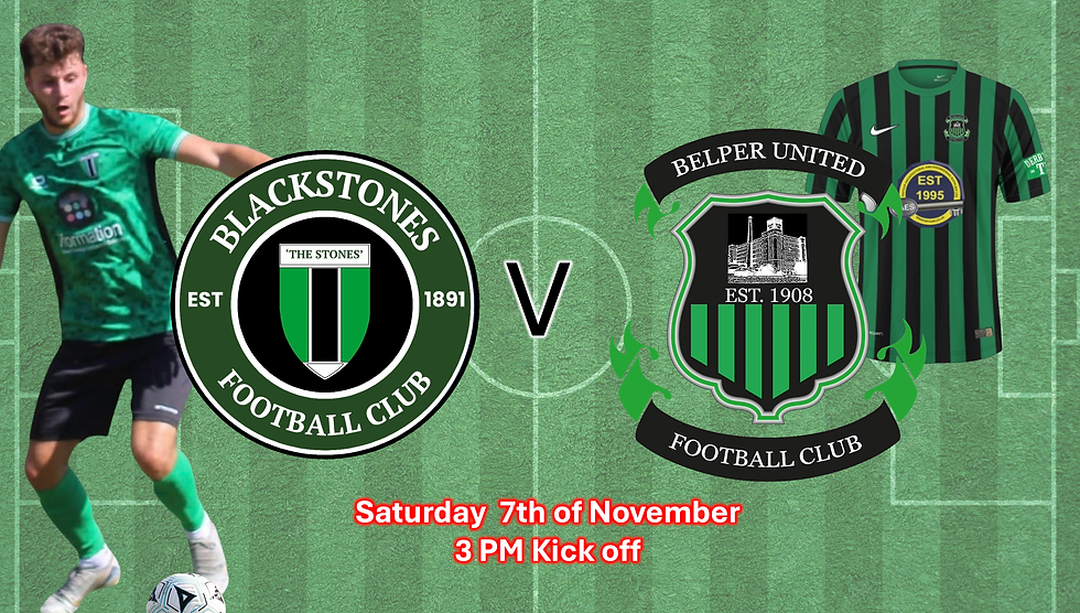 Blackstones FC v Belper United FC