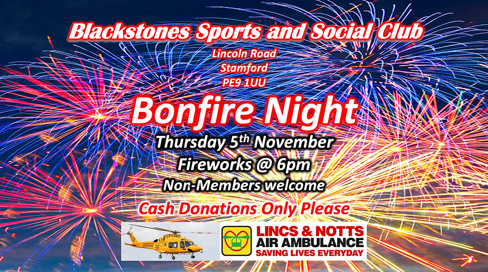 Bonfire Night at Blackstones
