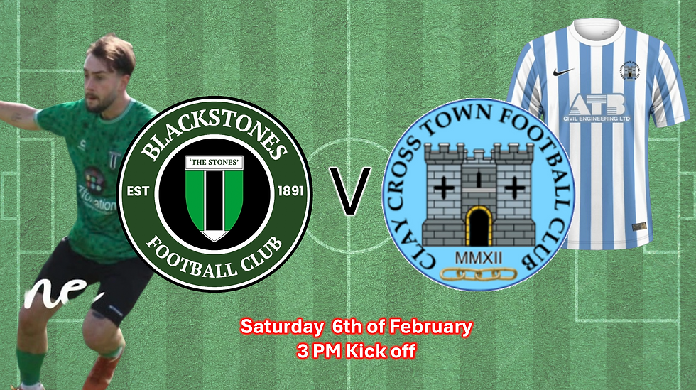 Blackstones FC v Clay Cross Town FC